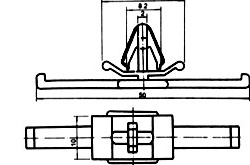 線束卡腳 XJ